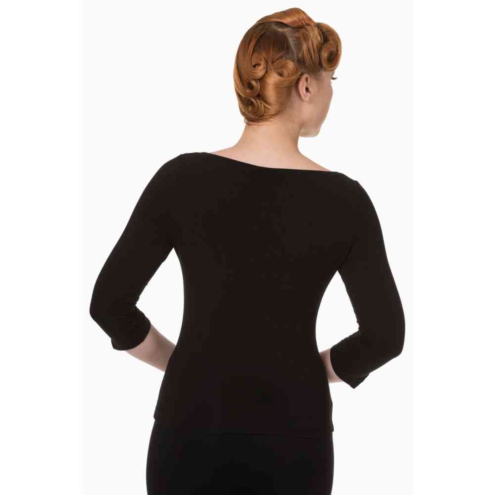 Dancing Days - MODERN LOVE Lange ärmel top - Schwarz